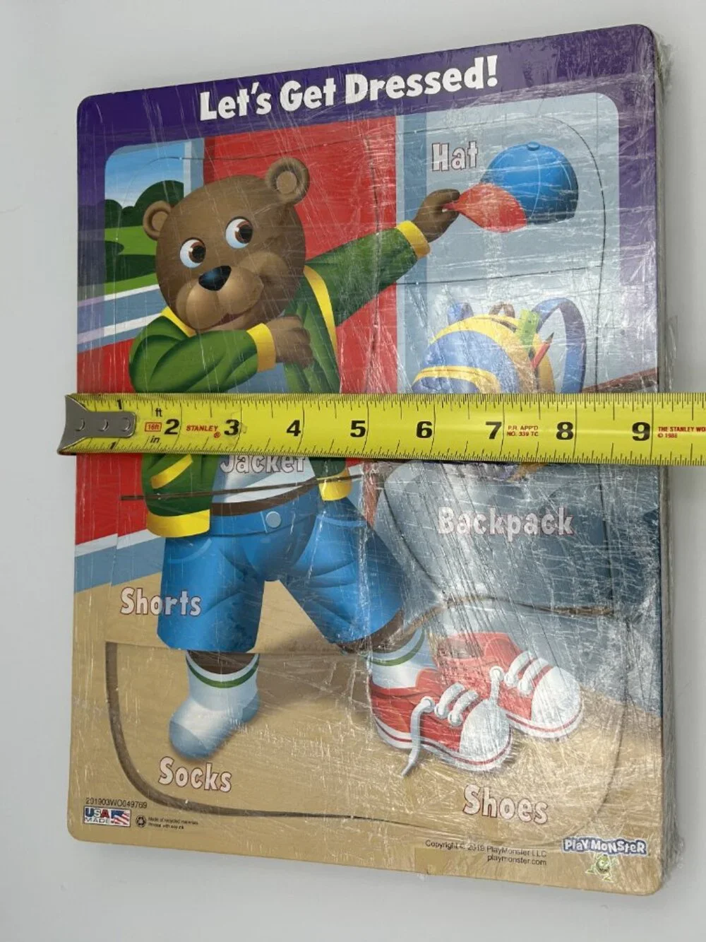 Play Monster Wooden Puzzles 5 Piece Puzzle 